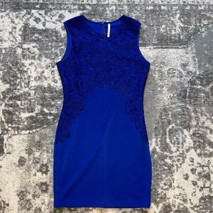 Medium Royal Blue Sleeveless Dress